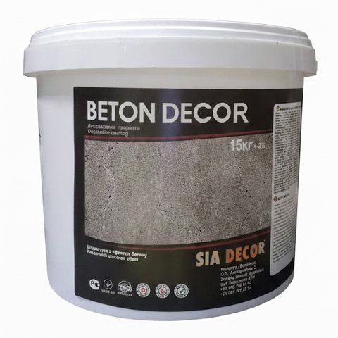 BETON DECOR штукатурка декоративна для стін 15кг   фото